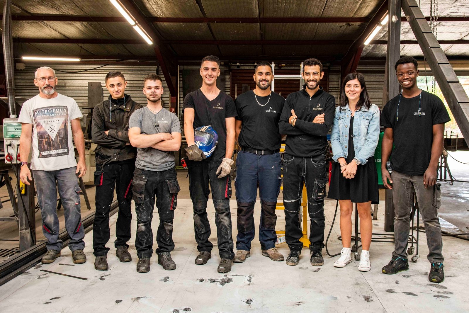 Équipe Palmarini dans l'atelier
