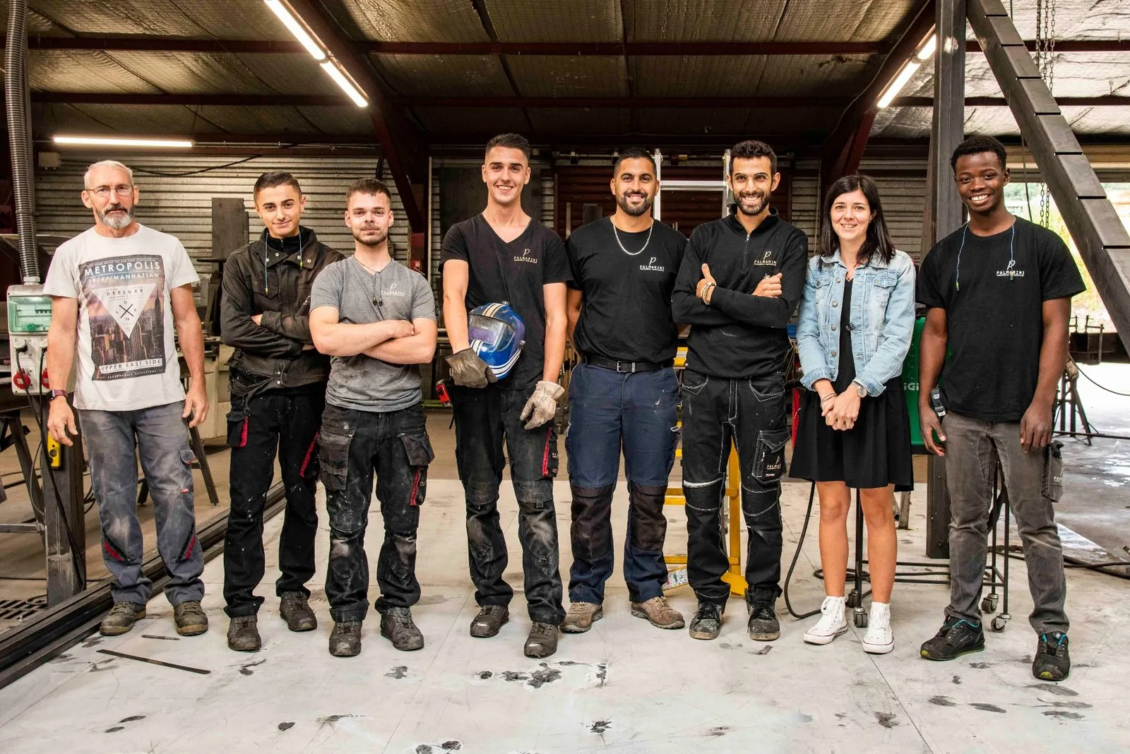 Équipe Palmarini dans l'atelier