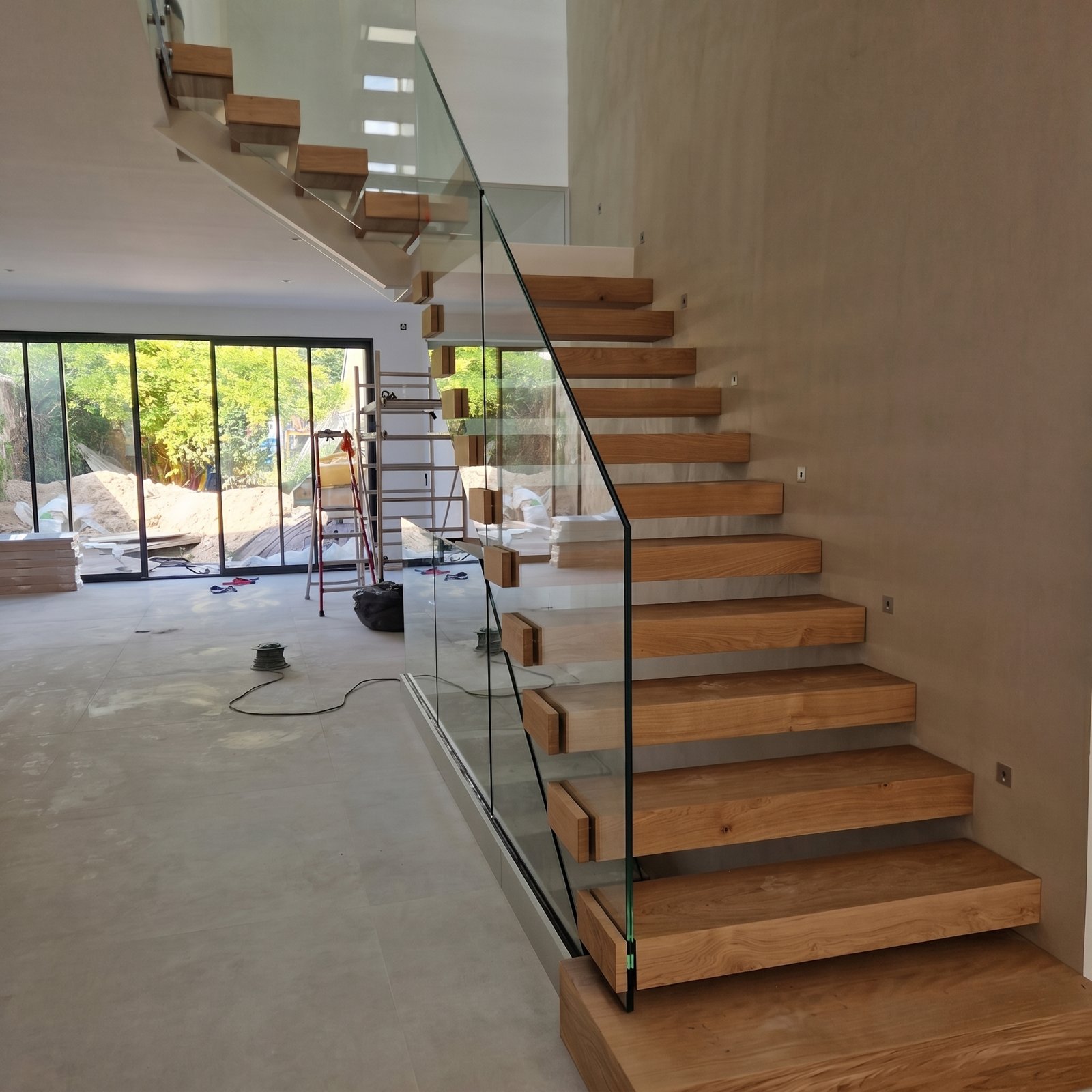 Escalier métal et bois sur mesure