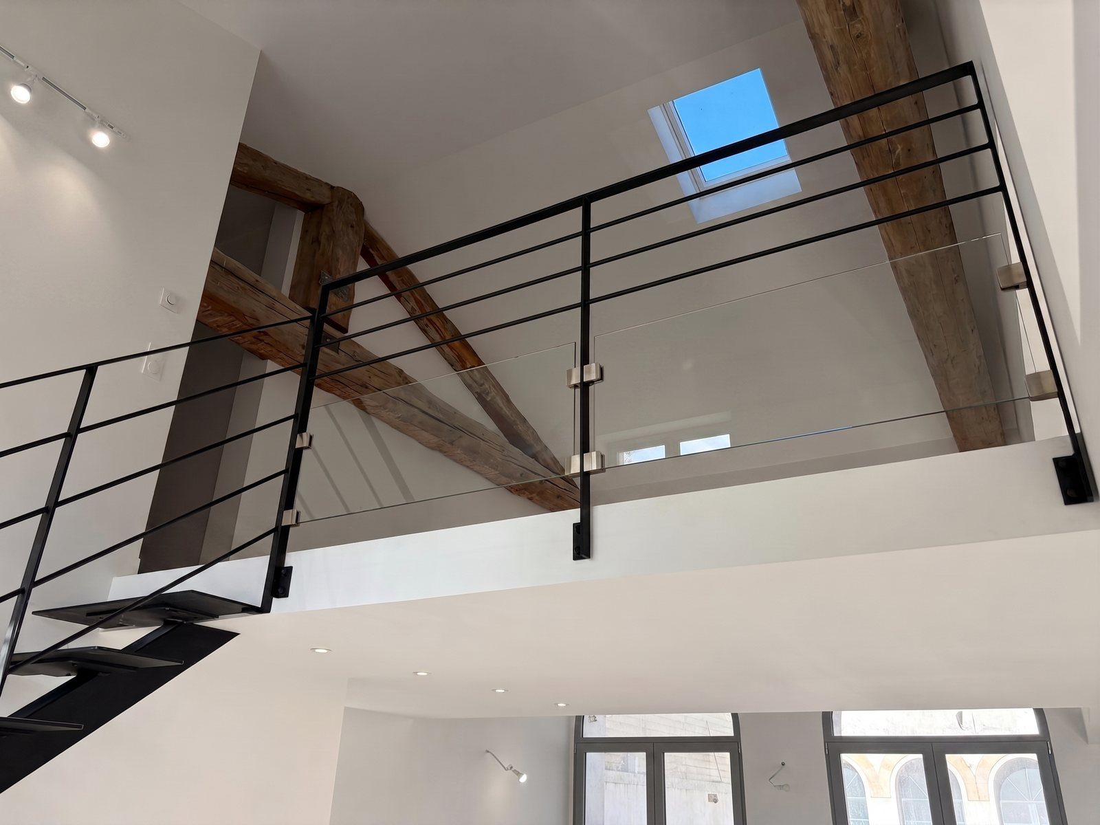 Garde-corps acier et verre sur mesure — Sélestat