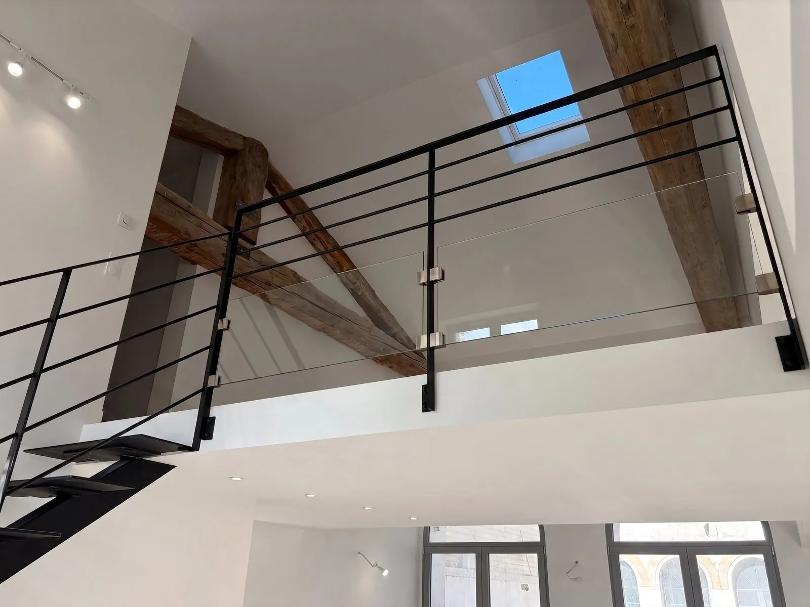 Garde-corps acier et verre sur mesure — Sélestat
